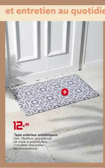 Gifi Tapis extérieur antidérapant offre