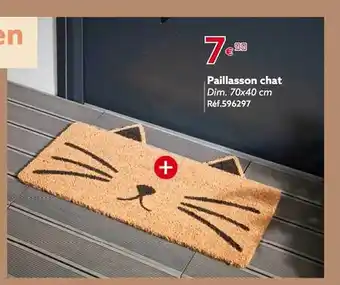Gifi Paillasson chat offre