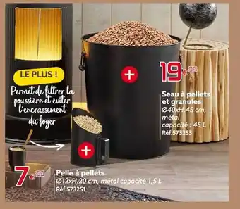 Gifi Pelle à pellets offre