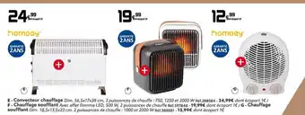 Gifi Convecteur chauffage, chauffage soufflant, chauffage soufflant offre