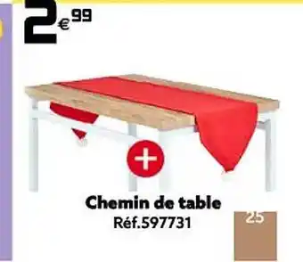 Gifi Chemin de table offre