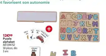 Gifi Puzzle alphabet offre