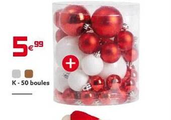 Gifi 50 boules offre