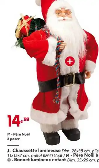 Gifi Père noël à poser offre