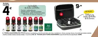 Gifi Huiles essentielles bio 10ml, trousse pour huiles essentielles offre
