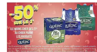 Les produits quézac