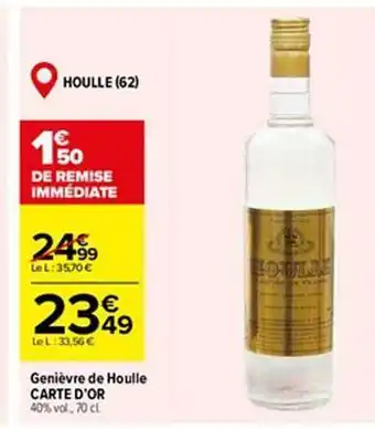 Genièvre de houlle carte d'or