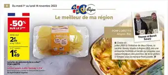 Carrefour Lamelles de pommes de terre cuites pom'lorette offre