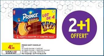 Prince goût chocolat lu