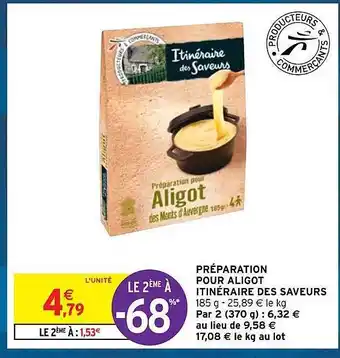 Préparation pour aligot itinéraire des saveurs