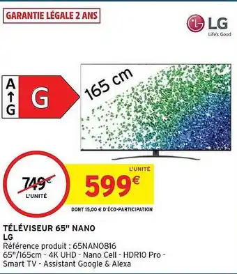 Intermarché Hyper Téléviseur 65 offre