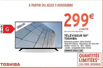 Intermarché Hyper Téléviseur 50 offre