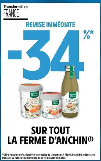 Intermarché Hyper La ferme d'anchin offre