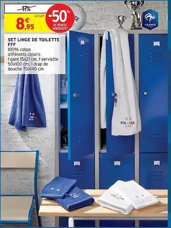 Intermarché Hyper Set linge de toilette fff offre