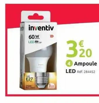 Mr Bricolage Ampoule led inventiv offre