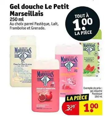 Gel douche le petit marseillais