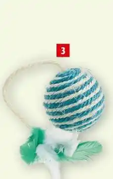 Maxi Zoo Jouet balle avec plume offre