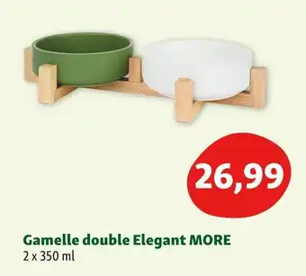 Maxi Zoo Gamelle double elegant more offre