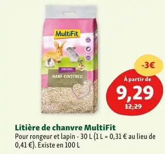 Multifit litière de chanvre