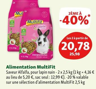 Maxi Zoo Multifit alimentation offre