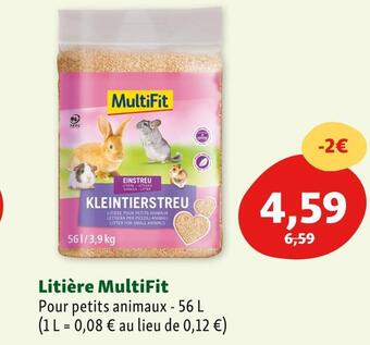 Maxi Zoo Multifit litière offre