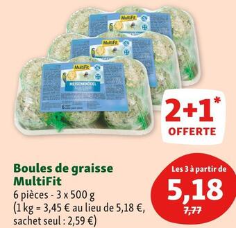 Maxi Zoo Multifit boules de graisse offre