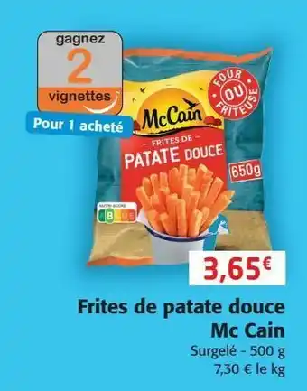 Colruyt Frites de patate douce mc cain offre