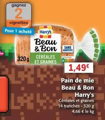 Colruyt Pain de mie beau et bon harry's offre