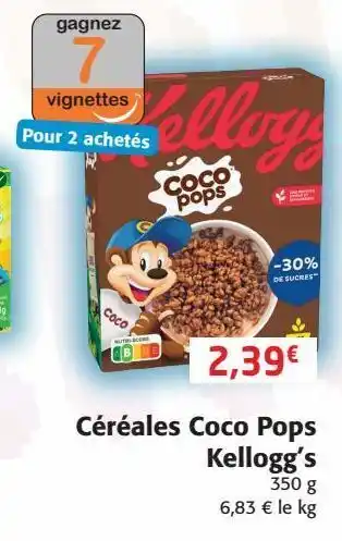 Colruyt Céréales coco pops kellogg's offre