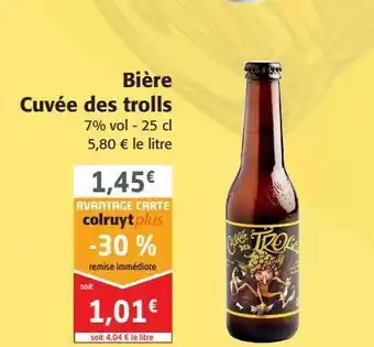 Colruyt Bière cuvée des trolls offre