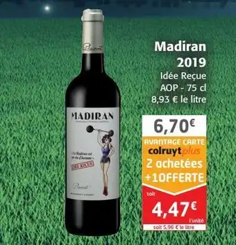 Colruyt Madiran offre