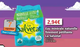 Colruyt Eau minérale naturelle finement pétillante la salvetat offre