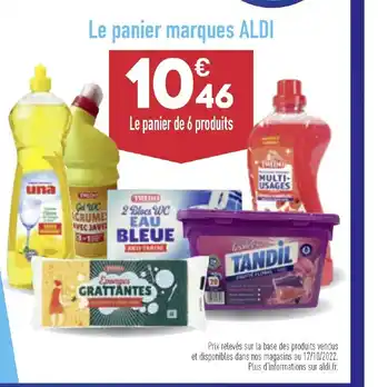 ALDI Le Panier Marques ALDI offre