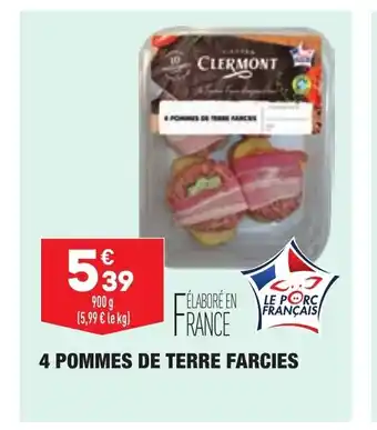 ALDI 4 Pommes De Terre Farcies offre