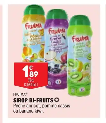 ALDI Sirop Bi- Fruits offre