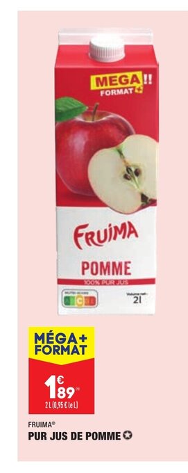 ALDI Pur Jus De Pomme offre