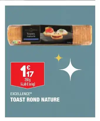 ALDI Toast Rond Nature offre