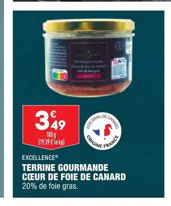 ALDI Terrine Gourmande Coeur De Foie De Canard offre