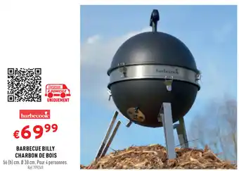 Trafic Barbecue Billy Charbon De Bois offre