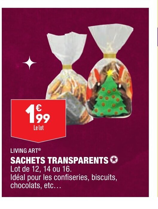 Promo Sachets Transparents chez ALDI