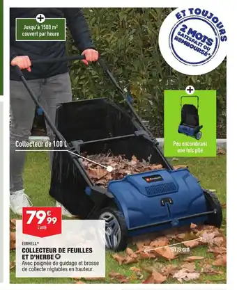 ALDI Collecteur De Feuilles Et D'Herbe offre