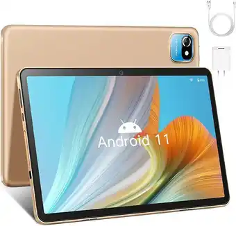 Amazon Tablette android 11 tablette tactile 10 pouces, 64go rom | 256go extensible,3go ram tablette pc 2.4g wifi, 2mp+5mp caméra,... offre