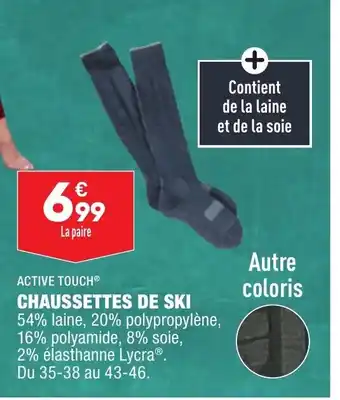 ALDI Chaussettes De SKI offre