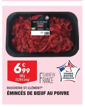 ALDI Eminces De Boeuf Au Poivre offre