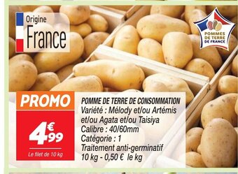 Netto Pomme De Terre De Consommation offre