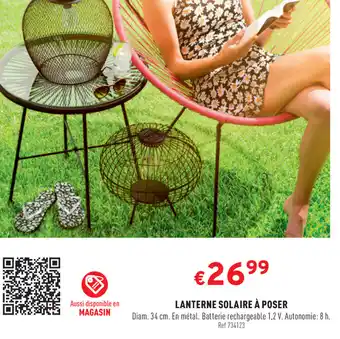 Trafic Lanterne Solaire à Poser offre