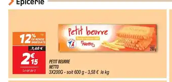 Netto Petit Beurre Netto offre