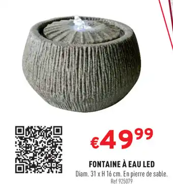 Trafic Fontaine à Eau Led offre
