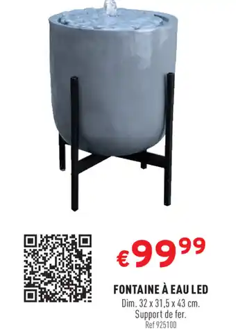 Trafic Fontaine à Eau Led offre
