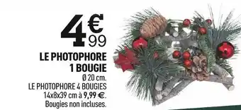 Centrakor Le photophore 1 bougie offre